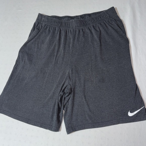 Nike Shorts Men's XLT Dri-FIT Standard Fit Gray Athletic Drawstring Lightweight - Picture 1 of 10